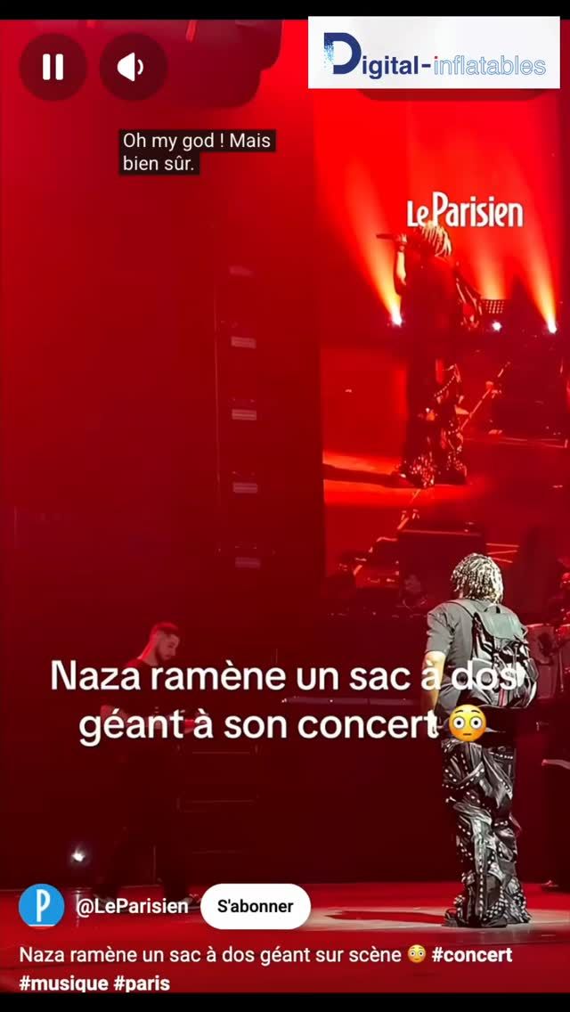 Nous sommes fiers d’avoir contribué au show exceptionnel de Naza NAZA hier à Bercy (Paris) en réalisant le sac géant présent sur scène !
Un projet original et ambitieux, mené main dans la main avec les équipes de l’artiste pour donner vie à une idée aussi créative que spectaculaire.
Merci à tous ceux qui ont participé à cette belle aventure ! @nazaofficiel 

#Création #Scénographie #Design #Bercy #NazaNAZA #Fierté #SavoirFaire